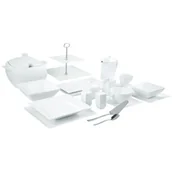 Serwisy obiadowe - Serwis obiadowy porcelanowy AMBITION Porto 12 osób (100 elementów) - miniaturka - grafika 1