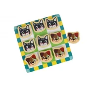 Gry planszowe - Nefere Kółko i Krzyżyk kotek i piesek - miniaturka - grafika 1