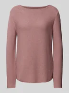 Swetry damskie - Sweter o kroju regular fit z dzianiny z bawełny - miniaturka - grafika 1