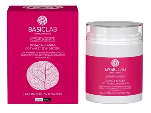 BasicLab Complementis Kojąca Maska do Twarzy Szyi i Dekoltu 50ml - Maseczki do twarzy - miniaturka - grafika 1