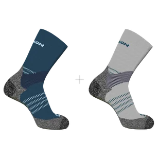 SKARPETY SALOMON X ULTRA ACCESS CREW 2-PACK C21661 - Skarpetki sportowe męskie - miniaturka - grafika 1