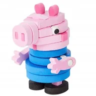 Figurki dla dzieci - Puzzle piankowe 3D Peppa Pig Granatowa 4+ - miniaturka - grafika 1