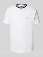 Koszulki męskie - T-shirt z nadrukiem z logo - miniaturka - grafika 1