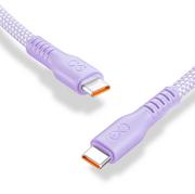 Kable USB - Kabel USBC-USBC eXc IMMORTAL,2.0m,liliowy - miniaturka - grafika 1