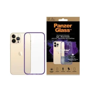 Etui PanzerGlass ClearCase antybakteryjne z certyfikatem Military Grade na iPhone 13 Pro Max - przezroczysto-fioletowe - Etui i futerały do telefonów - miniaturka - grafika 1