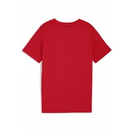 Odzież sportowa dziecięca - Młodzieżowa koszulka z grafiką sneakersów PUMA For All Time Red - miniaturka - grafika 1