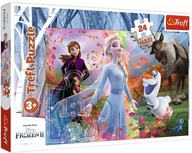 Puzzle - Trefl Puzzle 24 maxi W poszukiwaniu przygód Frozen 2 - miniaturka - grafika 1
