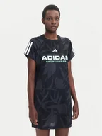 Sukienki - adidas Sukienka codzienna Tiro x Common Goal Graphic JL7638 Czarny Loose Fit - miniaturka - grafika 1