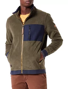 Camel Active Męska Kurtka Z Dzianiny 409400/8W34, Olive Brown, 3Xl - Kurtki męskie - miniaturka - grafika 1