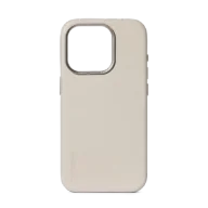 Etui i futerały do telefonów - Etui Decoded Leather Case skórzane z MagSafe do iPhone 15 Pro - beżowe - miniaturka - grafika 1