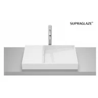 Umywalki - ROCA A327279S0B HORIZON Umywalka nablatowa DASH 60x38 cm biały połysk Supraglaze? - miniaturka - grafika 1