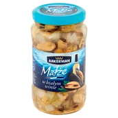 Konserwy i dania rybne - AAKERMAN MAŁŻE W białym winie 200G AAKERMAN 28334-uniw - miniaturka - grafika 1