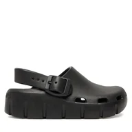 Buty dla chłopców - Sandały Birkenstock Birki Flow Kids 1032232 Czarny - miniaturka - grafika 1