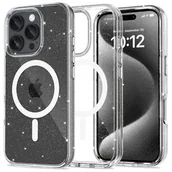 Etui i futerały do telefonów - Tech-Protect Flexair Hybrid Magsafe do iPhone 16 Pro Glitter - miniaturka - grafika 1