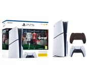 Konsole Playstation - Sony PlayStation 5 Slim E Chassis PS5 1TB z napędem EA SPORTS FC 26 Bundle + Dodatkowy Pad Czarny - miniaturka - grafika 1
