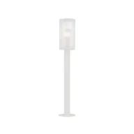 Lampy ogrodowe - Słupek ogrodowy Coupar Garden z aluminium, biały - miniaturka - grafika 1
