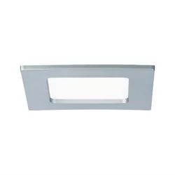 Paulmann Leuchten 92076 panel LED kwadratowa wpuszczana 6 W 4000 K, plastik, matowy chrom, 115. x 11.5 x 0.5 cm 92076 - Lampy sufitowe - miniaturka - grafika 1