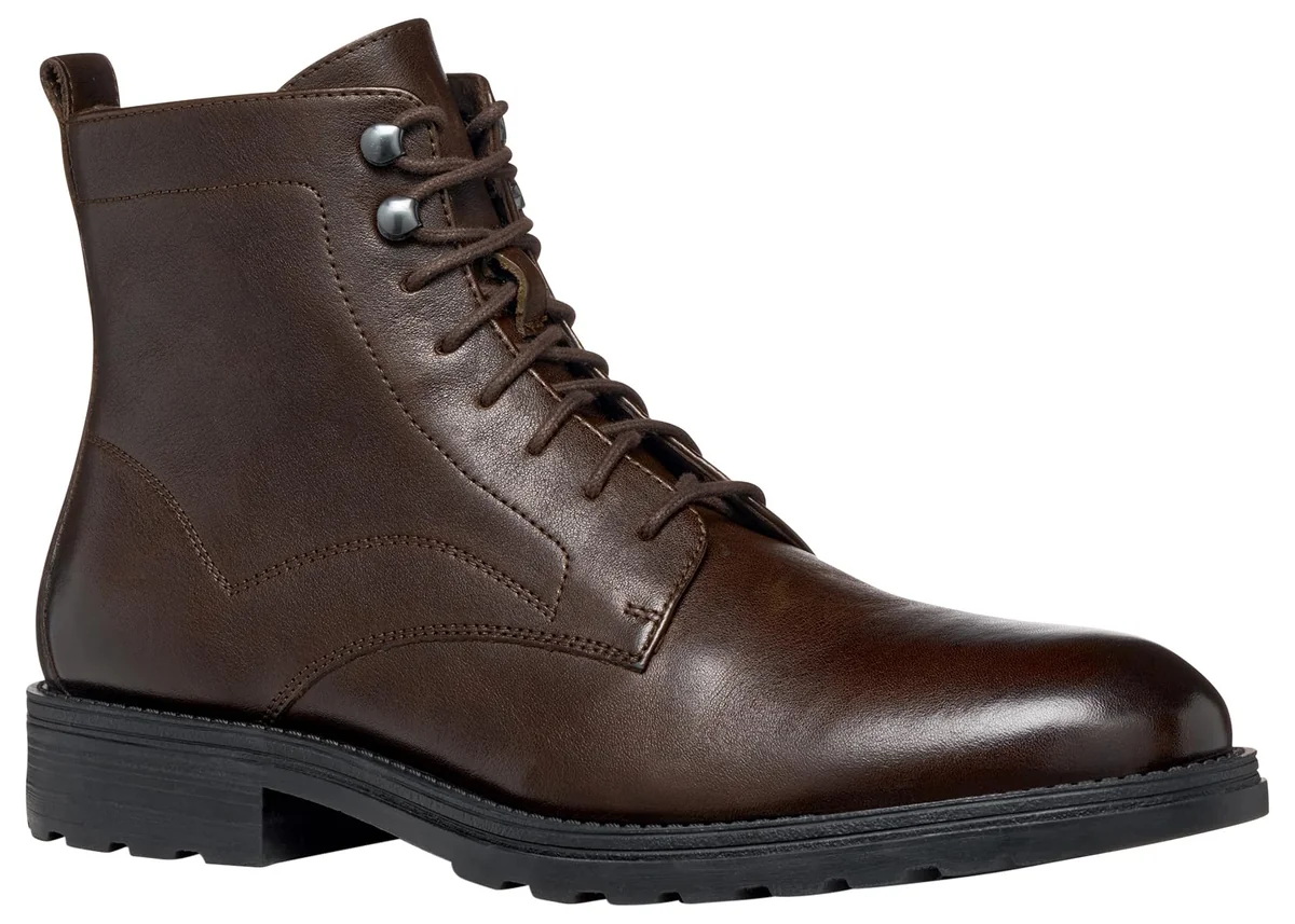 Geox Męskie buty U REDCLIF Ankle Boot, kawowe, 42 EU, kawa, 42 EU