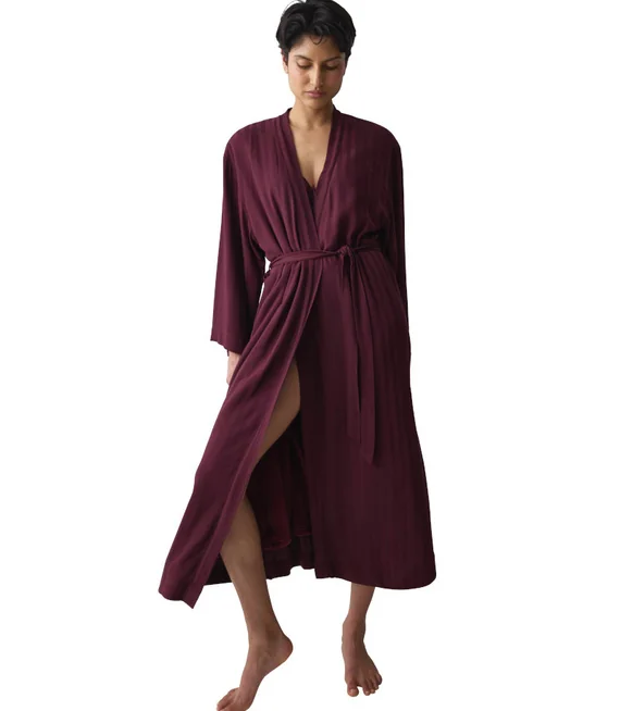 Szlafrok damski Triumph Amourette Jacquard Long Robe