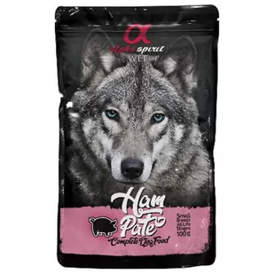 Alpha Spirit HAM PATE 300g Pasztet z wieprzowiny SASZETKA dla psa - Mokra karma dla psów - miniaturka - grafika 1
