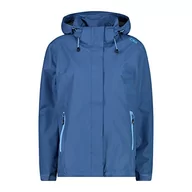 Kurtki damskie - CMP damska kurtka przeciwdeszczowa z odpinanym kapturem, Dusty Blue, 46 - miniaturka - grafika 1