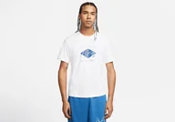 Koszulki męskie - Nike Air Jordan Flight Essential Crew Tee White - miniaturka - grafika 1