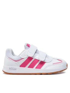adidas Sneakersy Tensaur Switch JI1052 Biały - Buty dla dziewczynek - miniaturka - grafika 1