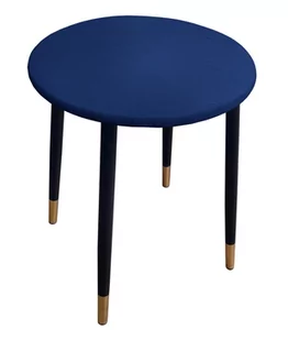 Taboret TRIX AL14 mahoń podstawa czarna/złota - Taborety i hokery - miniaturka - grafika 4