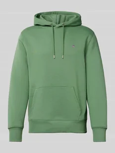 Bluza z kapturem z wyhaftowanym logo - Bluzy męskie - miniaturka - grafika 1
