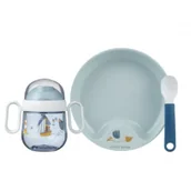 Miseczki i talerzyki dla dzieci - Mepal Zestaw obiadowy dziecięcy Mio Sailors Bay 108040065244 3 szt. - miniaturka - grafika 1