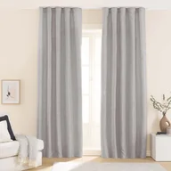 Zasłony - Zasłony strukturalne na taśmie 140 x 250 cm Smukee, 2 szt., beżowe - miniaturka - grafika 1