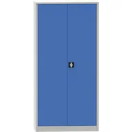 Szafki biurowe - B2B Partner Uniwersalna szafka metalowa, 1950 x 950 x 500 mm, niebieskie drzwi 178617 - miniaturka - grafika 1