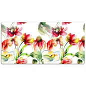 Podkładki na biurko - Mata ochronna z nadrukiem Dzikie Kwiaty 120x60 cm, Dywanomat - miniaturka - grafika 1