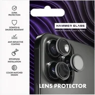 Pozostałe akcesoria do telefonów - Szkło hartowane na obiektyw HAMMER GLASS Lens Protector do Apple iPhone 14 Pro/14 Pro Max Srebrny - miniaturka - grafika 1