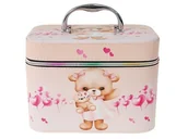 Kosmetyczki, organizery i kuferki - Adar Kuferek M z lusterkiem na zamek 21x14x11,5cm - miniaturka - grafika 1