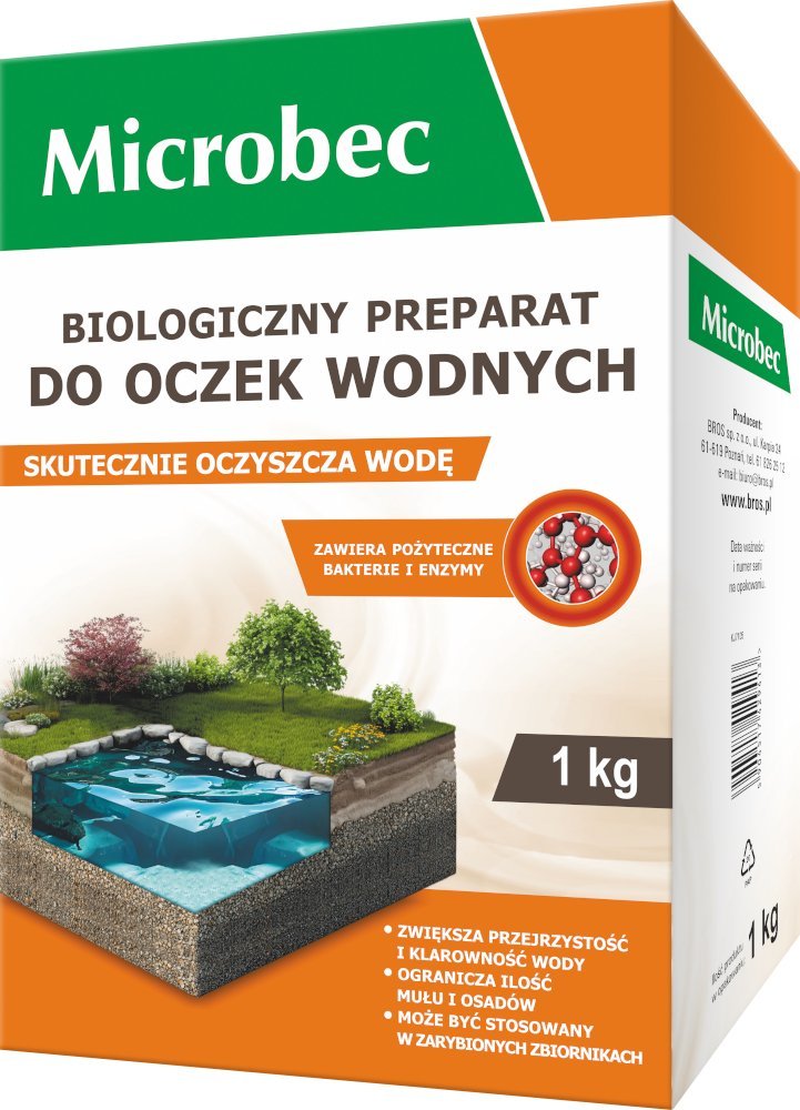 Bros MICROBEC biologiczny preparat do oczek wodnych 1 kg