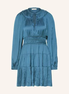 Ulla Johnson Sukienka Plisowana Kori Z Satyny blau - Sukienki - miniaturka - grafika 1
