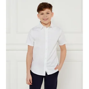 BOSS Kidswear Koszula Regular Fit oxford - Bluzki dla chłopców - miniaturka - grafika 1