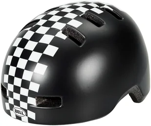 Bell, Kask dziecięcy, Ripper checkers, czarno-biały, rozmiar S - Kaski rowerowe - miniaturka - grafika 2