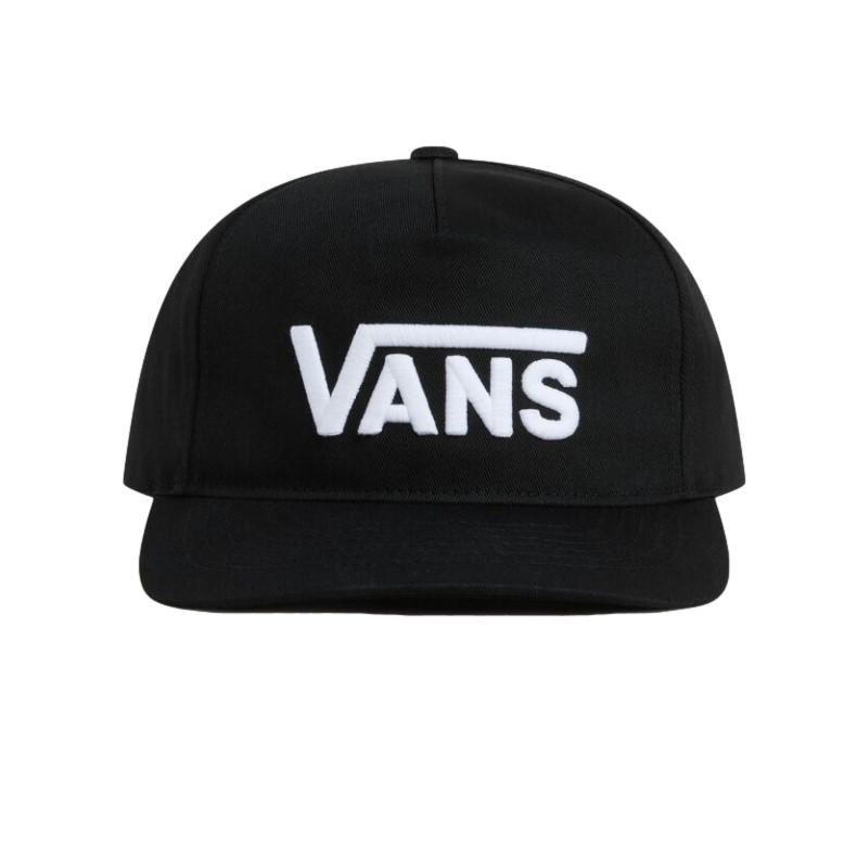 Czapka Z daszkiem VANS Drop V Logo Snapback Black VN000QAHBLK1