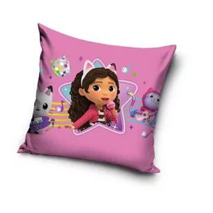 Koci Domek Gabi Poszewka na PODUSZKĘ JAŚKA 40 MIŁA VELVET Gabby's Dollhouse DZIECIĘCA - Pościel dla dzieci - miniaturka - grafika 1