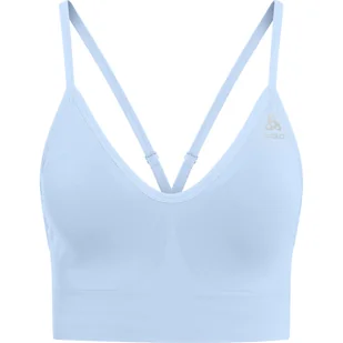 Biustonosz damski ODLO Padded Seamless Soft 2.0 Sport Bra - Bielizna sportowa damska - miniaturka - grafika 1