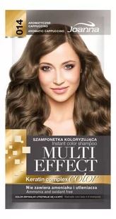 Joanna Multi Effect 014 Aromatyczne Cappuccino - Farby do włosów i szampony koloryzujące - miniaturka - grafika 1