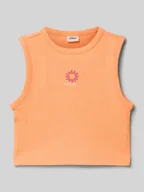 Koszulki dla dziewczynek - Top o kroju slim fit z dodatkiem bawełny - miniaturka - grafika 1