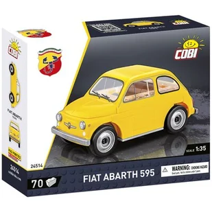 COBI 24514 SAMOCHÓD FIAT ABARTH 595 AUTO POJAZD AUTKO 70 EL - Klocki - miniaturka - grafika 1