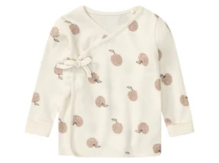 lupilu® Bluza zawijana niemowlęca z biobawełny (Biały, 86/92) - Bluzki dla niemowląt - miniaturka - grafika 1