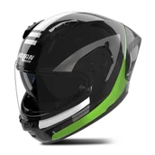 Kaski motocyklowe - Kask Integralny Nolan N60-6 Sport Contrasto Czarno/Zielony Fluorescencyjny BłyszczącyXS - miniaturka - grafika 1