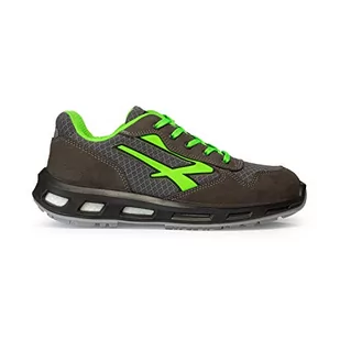 U-Power Red Lion Point, buty antyfortunowe Unisex, lekkie skórzane trampki, elastyczne, przeciwperforacyjne, z wkładką Infinergy, z aluminiową końcówką (Green-47) - Obuwie robocze - miniaturka - grafika 1