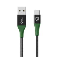 Kable USB - Microconnect MC-SMART USB-A-C-02 kabel USB USB 2.0 2 m USB A USB C Czarny, Zielony - miniaturka - grafika 1