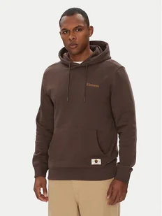 Element Bluza ELYSF00262 Brązowy Regular Fit - Bluzy męskie - miniaturka - grafika 1